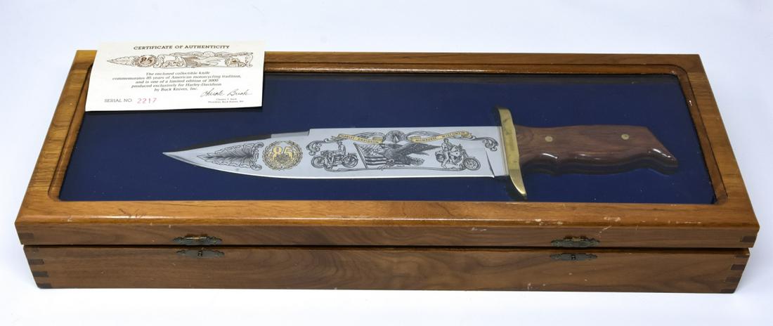 Buck Knives Harley Davidson 85th Anniversary Knife (1 of 7)