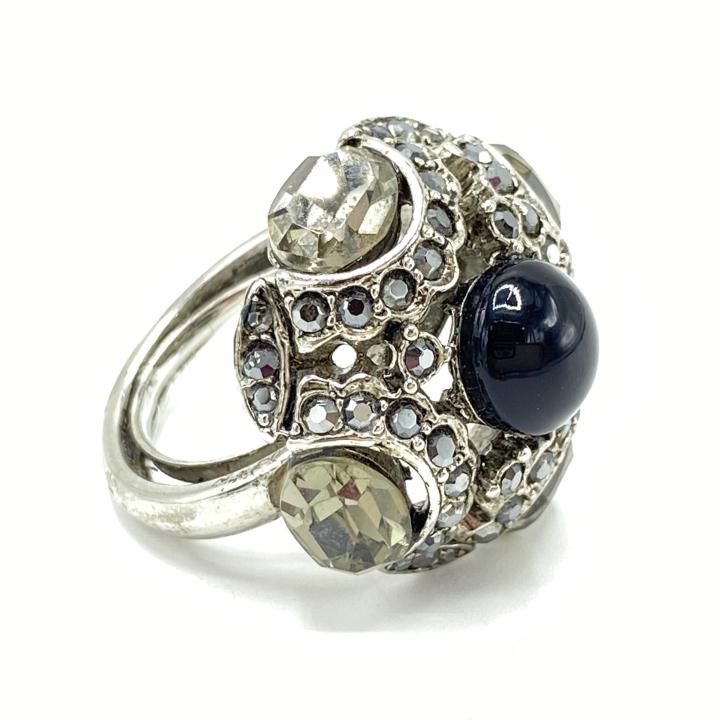 Vintage Kenneth J. Lane Costume Cocktail Ring (1 of 5)