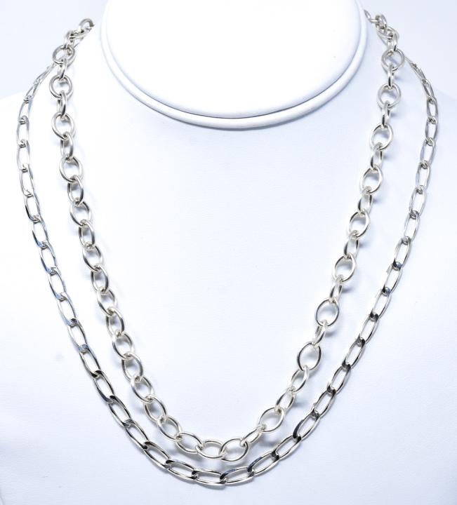 Sterling Silver Chains Necklaces Rolo & Curb Links (1 of 5)