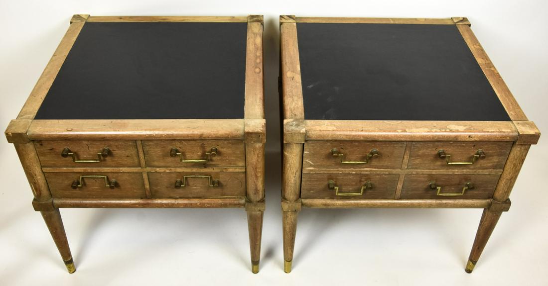 Mid Century Pickled Pine 2 Drawer Night Stands (1 of 8)