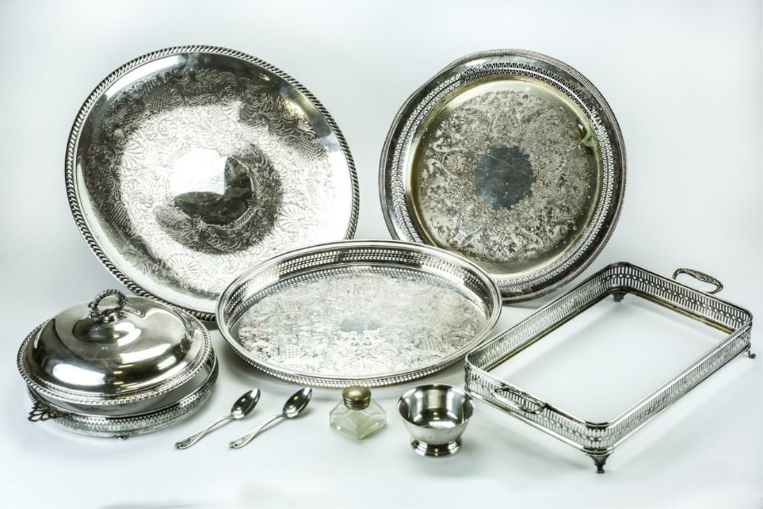 Collection Silver Plate Serving Pieces & Trays (1 of 8)