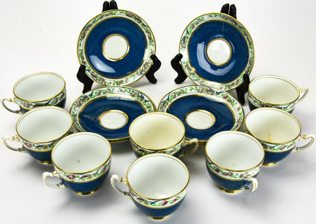 Fenton Staffordshire Coffee Cups and Saucers (1 of 6)