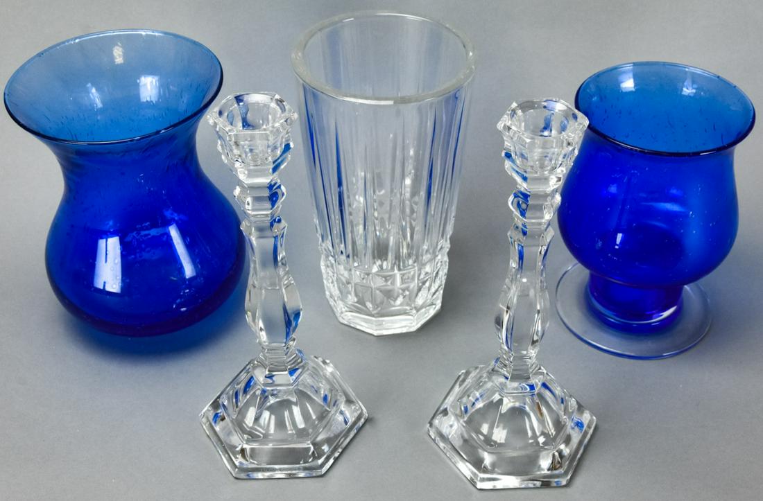 Tiffany Candlesticks, Val St. Lambert Vase & More (1 of 4)