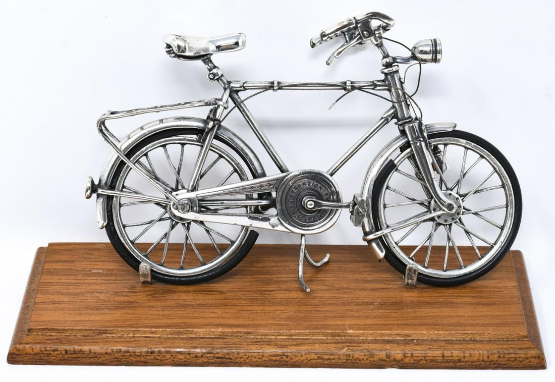Intricate Sacchetti Sterling Silver Miniature Bike (1 of 8)