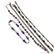 Lot of 5 Sterling Silver & Marcasite Bracelets