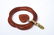 Vintage Hand Carved Carnelian & Jade Heart Pendant - 5