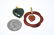 Vintage Hand Carved Carnelian & Jade Heart Pendant - 6