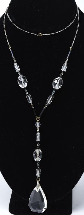 Antique C 1920s Flapper Era Art Deco Necklace (1 of 6)