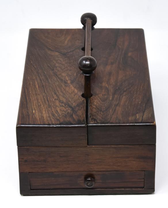 Antique 19th C Treenware Sewing Box (1 of 7)