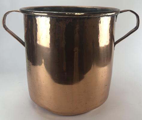 Large Polished Copper and Brass Log Holder (1 of 5)