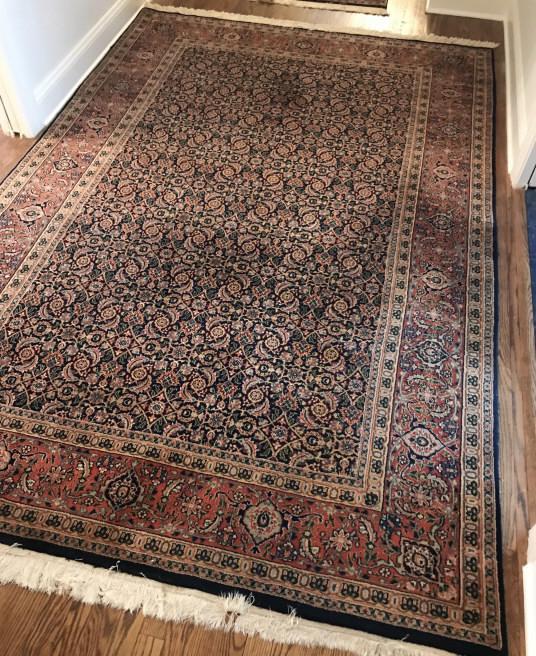 Hand Knotted Silk Cotton Blend Oriental Carpet (1 of 4)