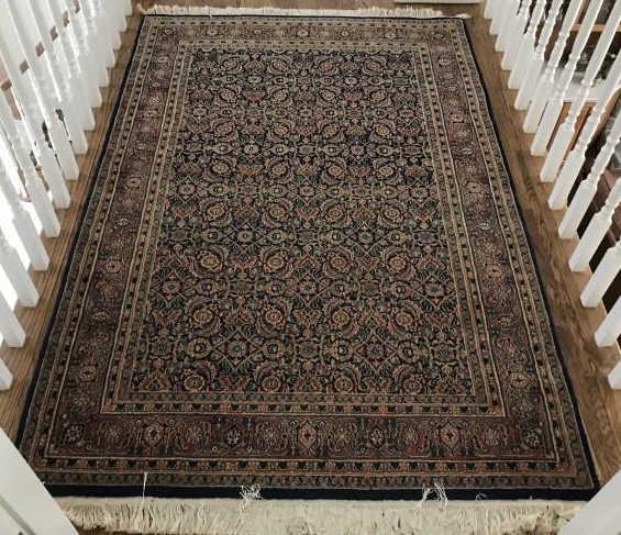 Hand Knotted Silk Cotton Blend Oriental Carpet (1 of 3)