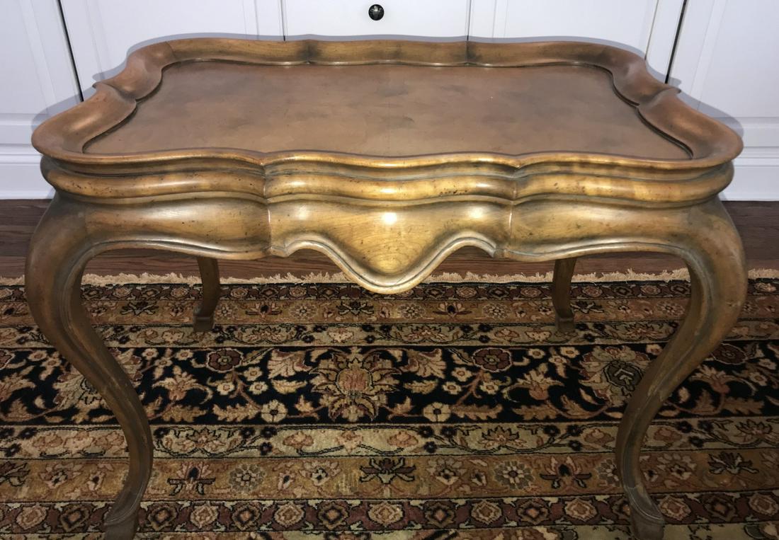 Queen Anne Style End Table Coffee Table by Baker (1 of 4)