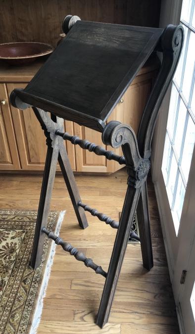 Antique 19th C Bible or Book Library Stand (1 of 4)