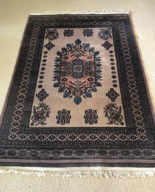 Hand Knotted Wool Bokhara Area Carpet Rug (1 of 5)