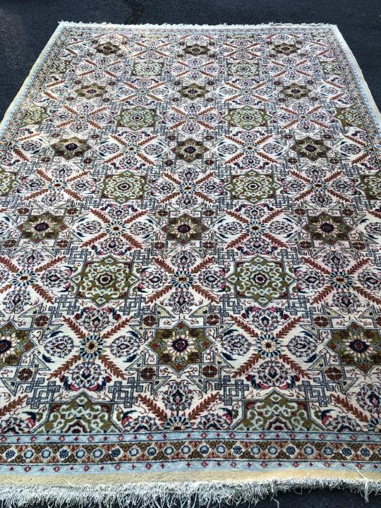 Hand Knotted Wool Bokhara Area Carpet Rug (1 of 4)
