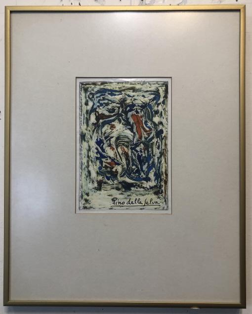 Mid C Abstract Painting by Pino Della Selva (1 of 2)