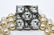 Large Scale Vintage Faux Pearls Rhinestone Brooch - 2