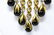 Vintage Gilt & Art Glass Staggered Fringe Necklace - 2
