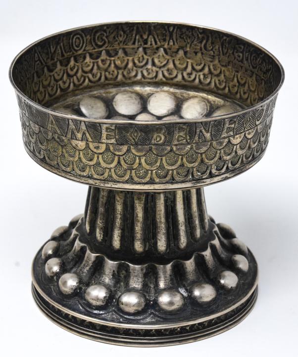 Antique Repousse Silver Serving Compote (1 of 6)