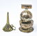 Vintage Sterling Silver Perfume Bottle w Funnel