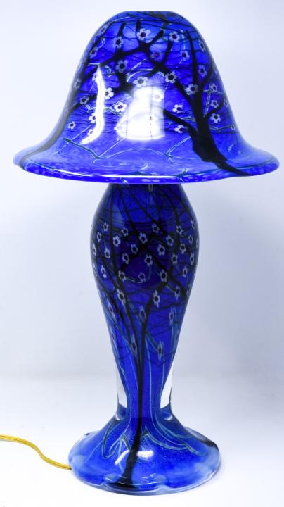 Vandermark Merritt Hand Blown Art Glass Lamp (1 of 8)
