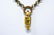 Antique 19th C Rolo Chain Necklace w Pendant - 2