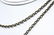 Antique 19th C Rolo Chain Necklace w Pendant - 4
