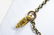 Antique 19th C Rolo Chain Necklace w Pendant - 6