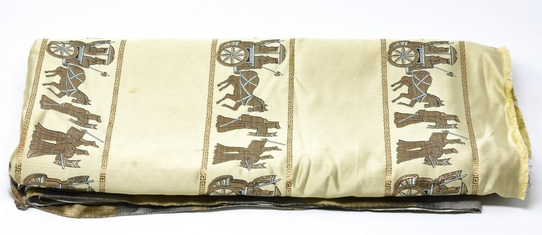 Chinese Silk Embroidered Greco Roman Style Fabric (1 of 4)