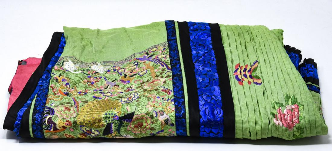 Chinese Silk Embroidered Skirt / Apron (1 of 6)