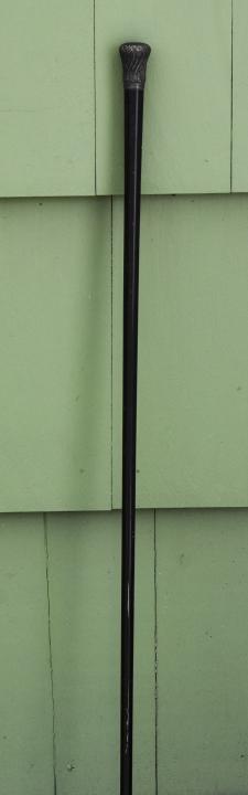 Art Nouveau Silver Topped Cane / Walking Stick (1 of 7)