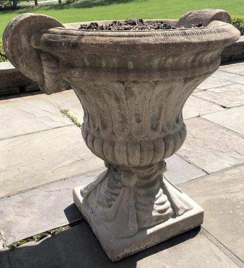 Cast Stone Neo Classical Urn Form Garden Pot (1 of 4)