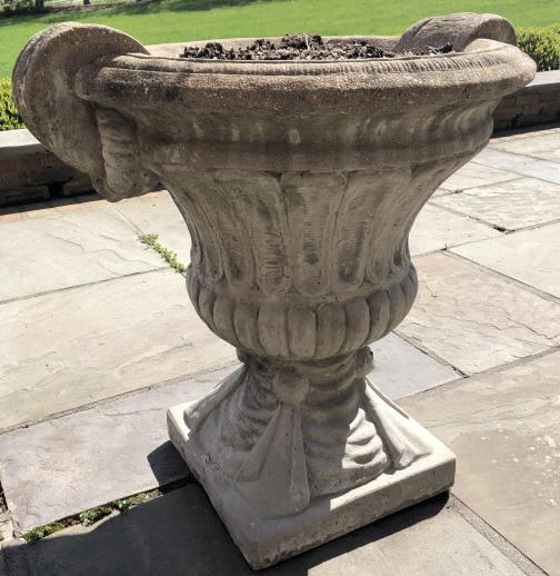 Cast Stone Neo Classical Urn Form Garden Pot (1 of 4)
