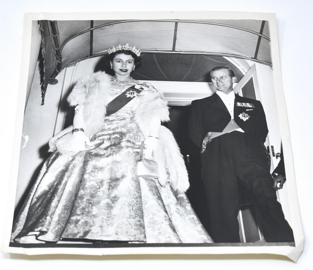 C 1951 Photograph of Queen Elizabeth & Philip (1 of 8)
