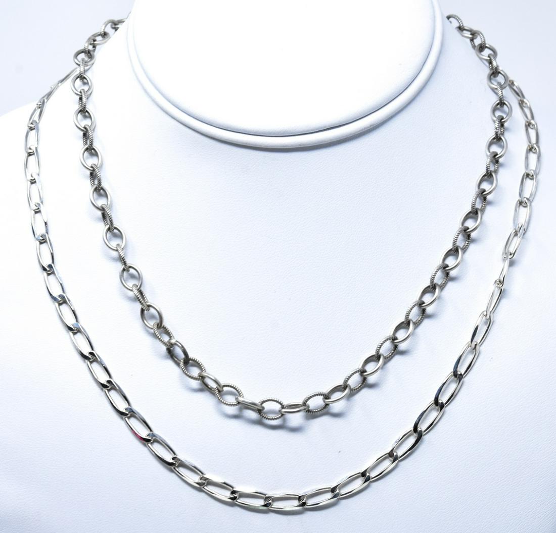 Sterling Silver Chains Necklaces Rolo & Curb Links (1 of 5)