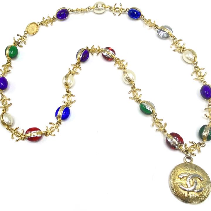 Vintage Chanel Style C Logo Necklace (1 of 3)