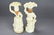 3 Antique Bisque Porcelain Table Statues - 3