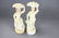 3 Antique Bisque Porcelain Table Statues - 7
