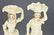 3 Antique Bisque Porcelain Table Statues - 8