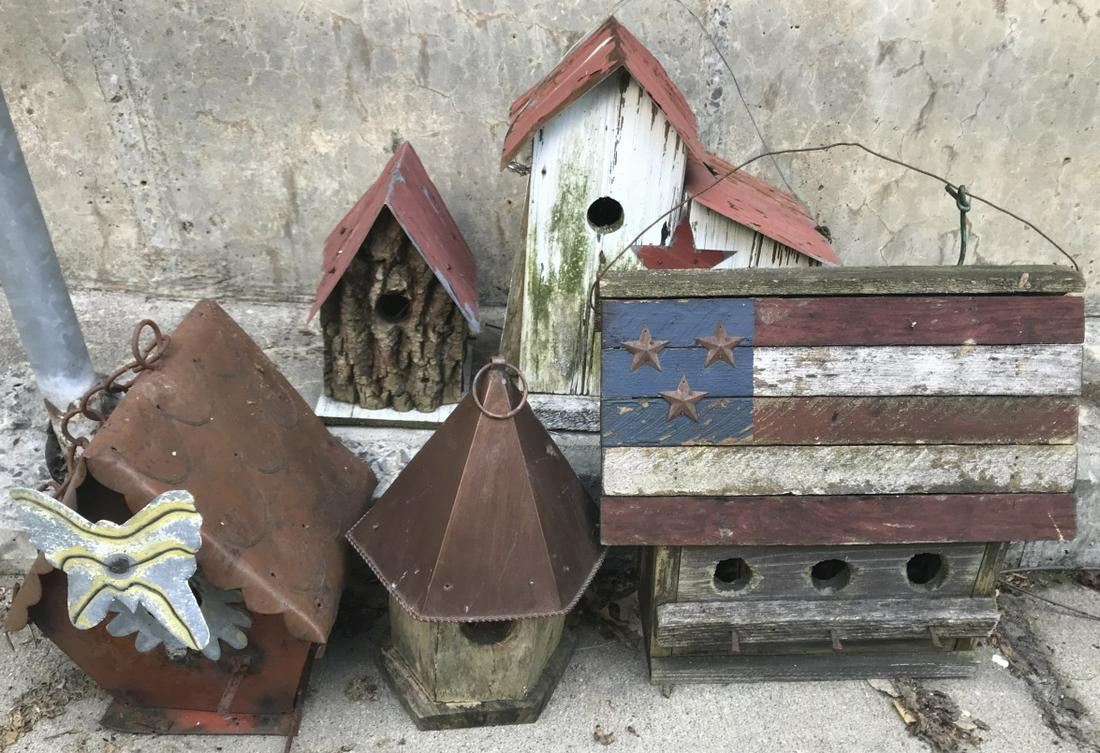 5 Artisan Made Whimsical Birdhouses (1 of 3)