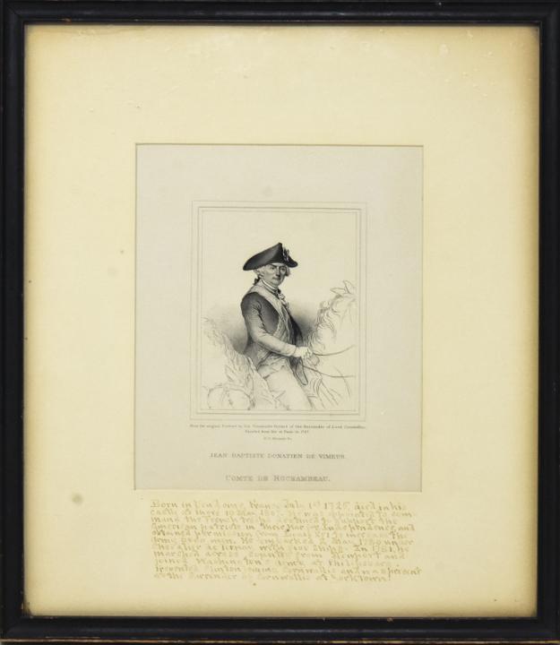 Antique Framed Engraving of Count Jean  Baptiste (1 of 7)
