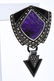 Pair of Large Sterling Lapis & Marcasite Earrings - 3