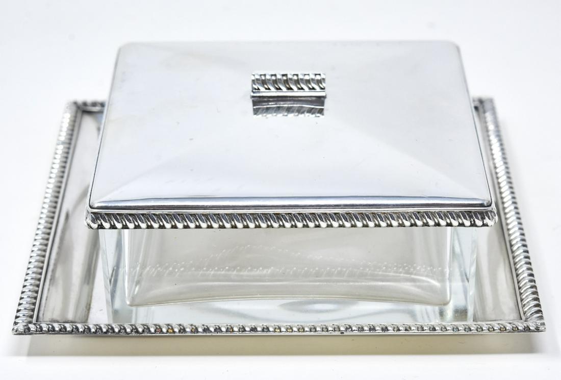 Japanese 950 Sterling & Glass Box by K. Uyeda (1 of 6)