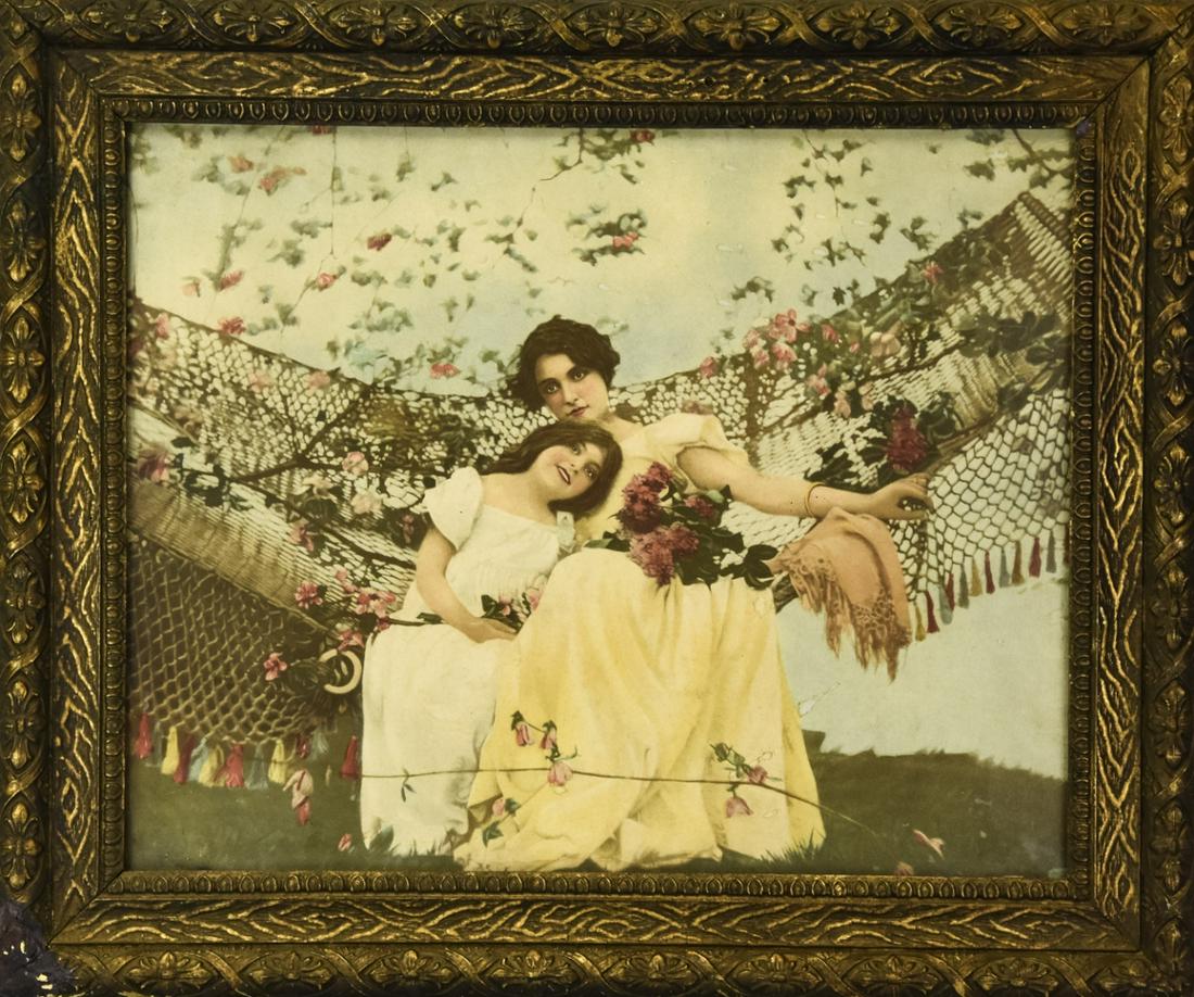 Antique Jos. Hoover & Sons Framed Chromolithograph (1 of 10)