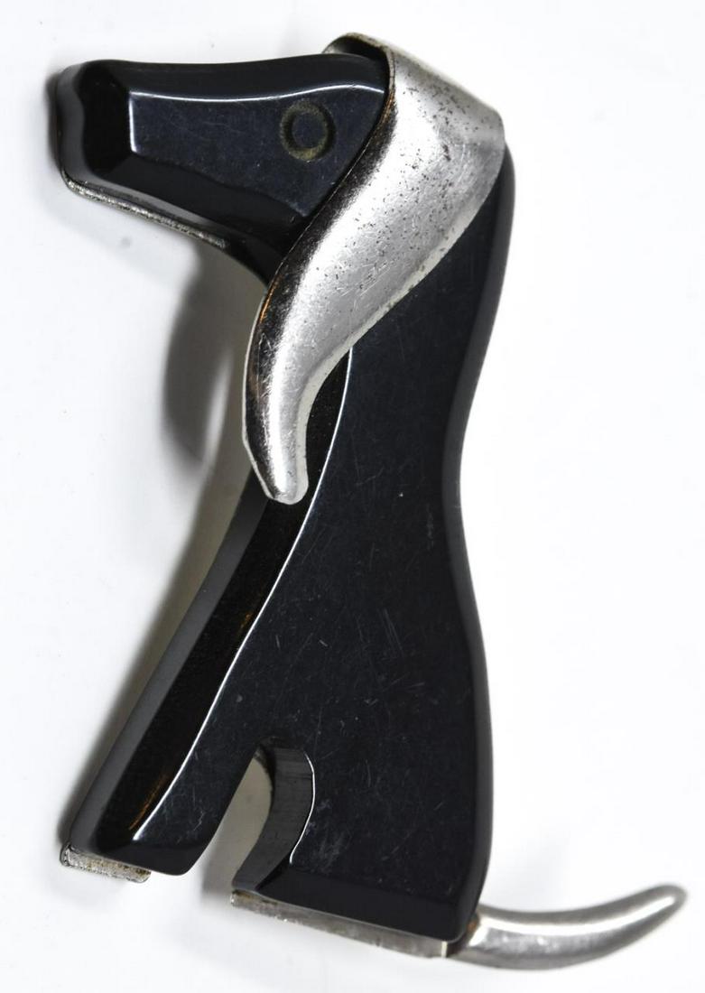 VN C 1930 Chrome & Bakelite Dog Brooch / Pin (1 of 5)