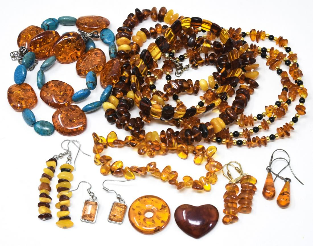 Assorted Amber and Copal Jewelry Collection (1 of 7)