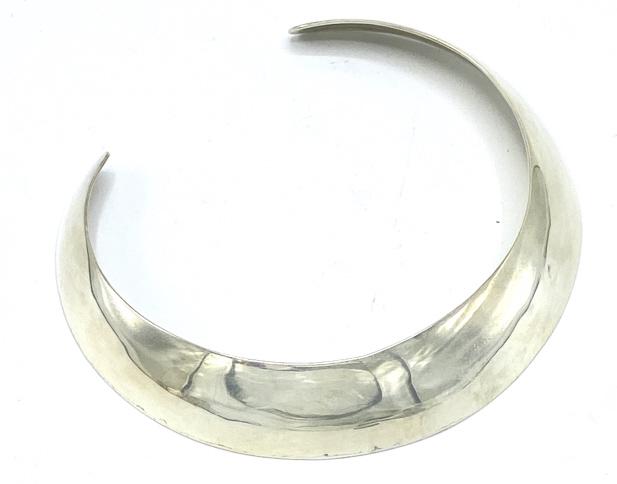Vintage Sterling Silver Mexican Collar Necklace (1 of 3)