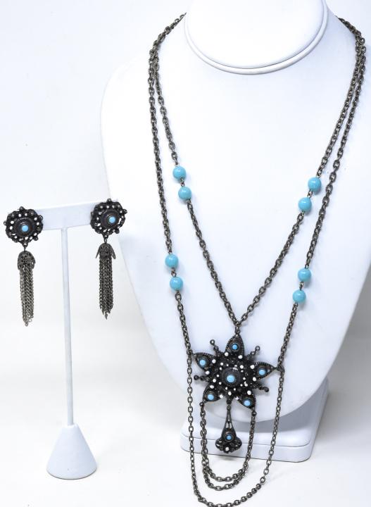 Vintage Costume Jewelry Austro Hungarian Style Set (1 of 10)