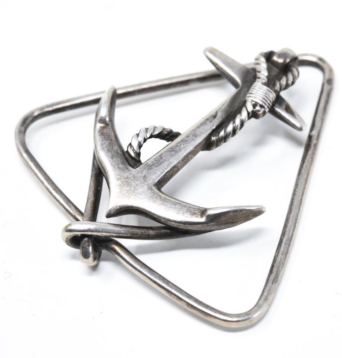 Hermes Sterling Anchor Money Clip French Hallmark (1 of 5)